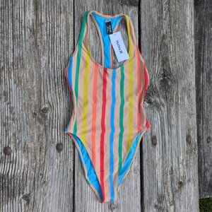 Hurley Swimsuit Sun and Stripes One Piece NWT